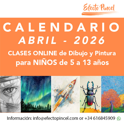 Clases de pintura online. ABRIL 2026